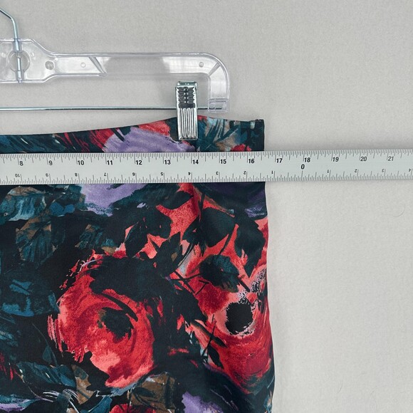 Jaclyn Smith Skirt Women Size 10 Multicolor A-Line Floral Lightweight 100 Pol... - Picture 8 of 12